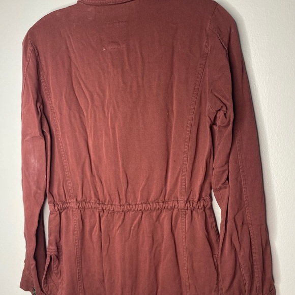 Full Tilt Burgundy Utility Jacket Women’s Small - Picture 5 of 12